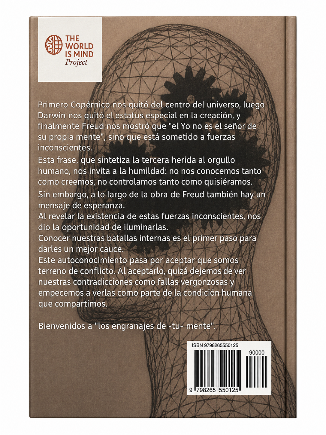 Contraportada del libro Los engranajes de la mente - Daniel Orozco Abia
